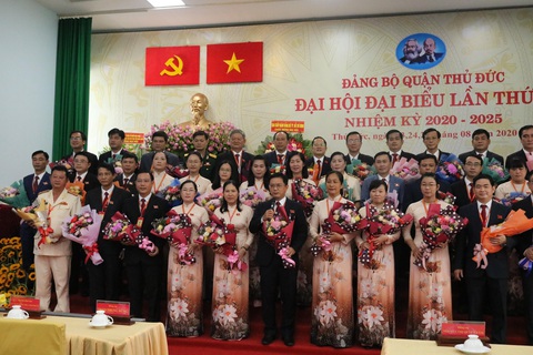 Ông Nguyễn Mạnh Cường tái đắc cử Bí thư quận Thủ Đức - Ảnh 1. Ông Nguyễn Mạnh Cường tái đắc cử Bí thư quận Thủ Đức - Ảnh 1.