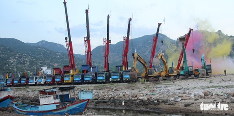 Ninh Thuận động thổ cảng biển tổng hợp Cà Ná - Ảnh 1. Ninh Thuận động thổ cảng biển tổng hợp Cà Ná - Ảnh 1.