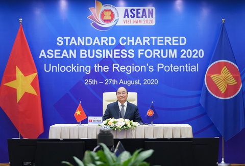 Việt Nam, ASEAN khai phá cơ hội tăng trưởng kinh tế trong và sau COVID-19 - Ảnh 1. Việt Nam, ASEAN khai phá cơ hội tăng trưởng kinh tế trong và sau COVID-19 - Ảnh 1.