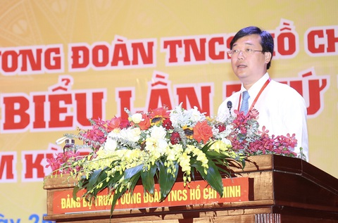 Anh Lê Quốc Phong tái đắc cử Bí thư Đảng ủy Trung ương Đoàn - Ảnh 1. Anh Lê Quốc Phong tái đắc cử Bí thư Đảng ủy Trung ương Đoàn - Ảnh 1.