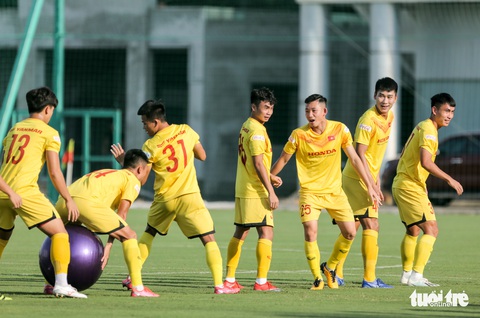 U22 Việt Nam chơi sảng khoái trước ngày đấu CLB Viettel - Ảnh 2. U22 Việt Nam chơi sảng khoái trước ngày đấu CLB Viettel - Ảnh 2.