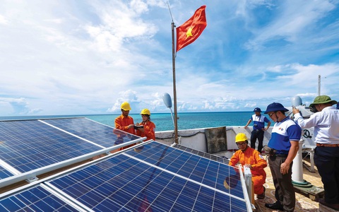 Chuyện điện ở Trường Sa - Ảnh 1. Chuyện điện ở Trường Sa - Ảnh 1.