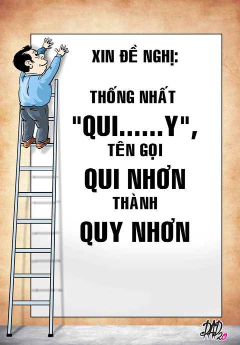 Vì sao đổi tên thành phố Qui Nhơn thành Quy Nhơn? - Ảnh 1. Vì sao đổi tên thành phố Qui Nhơn thành Quy Nhơn? - Ảnh 1.