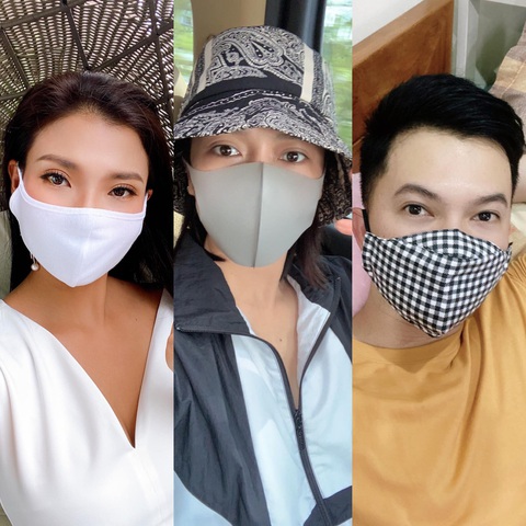 Dùng khẩu trang vải: giới nghệ sĩ đồng lòng hưởng ứng - Ảnh 5. Dùng khẩu trang vải: giới nghệ sĩ đồng lòng hưởng ứng - Ảnh 5.