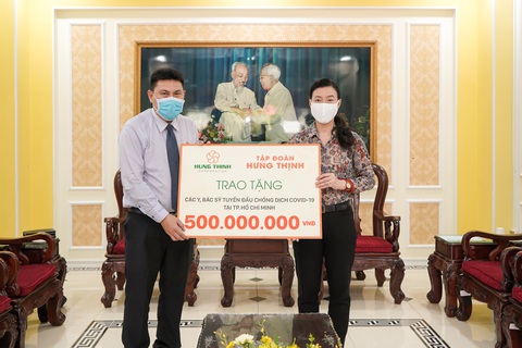 Tập đoàn Hưng Thịnh đã trích 40 tỉ đồng ủng hộ phòng chống dịch COVID-19 - Ảnh 1. Tập đoàn Hưng Thịnh đã trích 40 tỉ đồng ủng hộ phòng chống dịch COVID-19 - Ảnh 1.