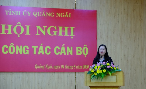 Bà Bùi Thị Quỳnh Vân giữ chức bí thư Tỉnh ủy Quảng Ngãi - Ảnh 1. Bà Bùi Thị Quỳnh Vân giữ chức bí thư Tỉnh ủy Quảng Ngãi - Ảnh 1.