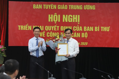 Ban Tuyên giáo trung ương có phó trưởng ban mới - Ảnh 1. Ban Tuyên giáo trung ương có phó trưởng ban mới - Ảnh 1.