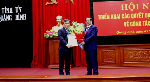 Bí thư Quảng Bình làm phó Ban Tổ chức trung ương - Ảnh 1. Bí thư Quảng Bình làm phó Ban Tổ chức trung ương - Ảnh 1.