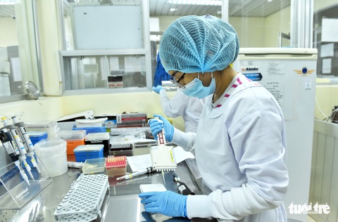 Tất bật xét nghiệm tìm COVID-19 - Ảnh 4. Tất bật xét nghiệm tìm COVID-19 - Ảnh 4.