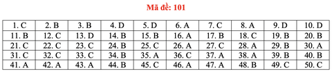 Gợi ý bài giải môn toán thi tốt nghiệp THPT 2020 - đủ 24 mã đề - Ảnh 6. Gợi ý bài giải môn toán thi tốt nghiệp THPT 2020 - đủ 24 mã đề - Ảnh 6.