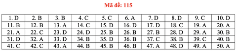 Gợi ý bài giải môn toán thi tốt nghiệp THPT 2020 - đủ 24 mã đề - Ảnh 20.