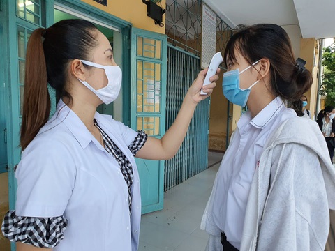 5 thí sinh ở Huế phải thi đợt 2 do liên quan đến COVID-19 - Ảnh 1. 5 thí sinh ở Huế phải thi đợt 2 do liên quan đến COVID-19 - Ảnh 1.