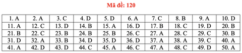 Gợi ý bài giải môn toán thi tốt nghiệp THPT 2020 - đủ 24 mã đề - Ảnh 25.