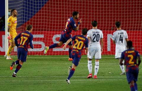Messi ghi bàn tuyệt đẹp, Barcelona hạ Napoli vào tứ kết Champions League - Ảnh 3. Messi ghi bàn tuyệt đẹp, Barcelona hạ Napoli vào tứ kết Champions League - Ảnh 3.