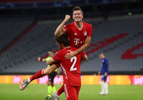 Bayern Munich loại Chelsea khỏi Champions League với tổng tỉ số 7-1 - Ảnh 1. Bayern Munich loại Chelsea khỏi Champions League với tổng tỉ số 7-1 - Ảnh 1.