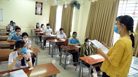 Chúc các bạn thí sinh thi thành công, an toàn - Ảnh 1.