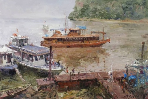 Tuman Zhumabaev - họa sĩ Nga mê Việt Nam đắm đuối - qua đời - Ảnh 13. Tuman Zhumabaev - họa sĩ Nga mê Việt Nam đắm đuối - qua đời - Ảnh 13.