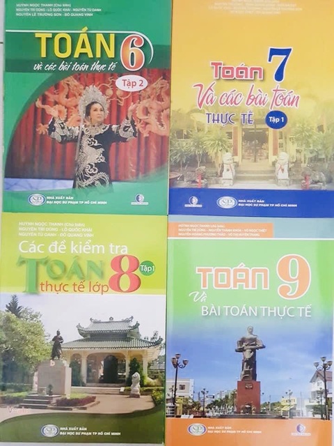 Tranh cãi về sách toán có bìa hình nhân vật lịch sử, nghệ sĩ cải lương - Ảnh 1. Tranh cãi về sách toán có bìa hình nhân vật lịch sử, nghệ sĩ cải lương - Ảnh 1.