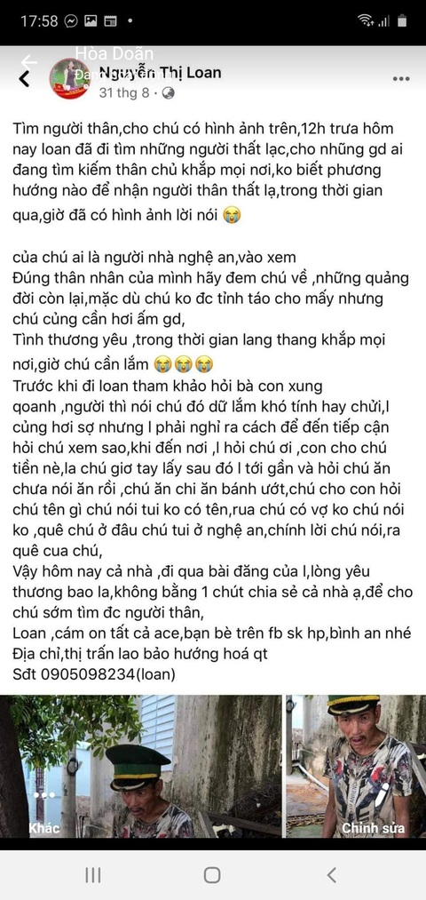 Cuộc trở về sau 23 năm của người đàn ông đã chết ở bãi vàng hoặc đâu đó - Ảnh 3. Cuộc trở về sau 23 năm của người đàn ông đã chết ở bãi vàng hoặc đâu đó - Ảnh 3.