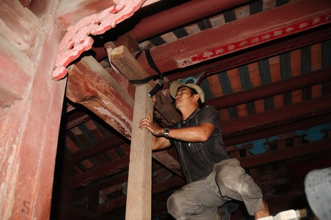 Chùa Cầu Hội An có nguy cơ đổ sập với bão số 5 - Ảnh 3. Chùa Cầu Hội An có nguy cơ đổ sập với bão số 5 - Ảnh 3.