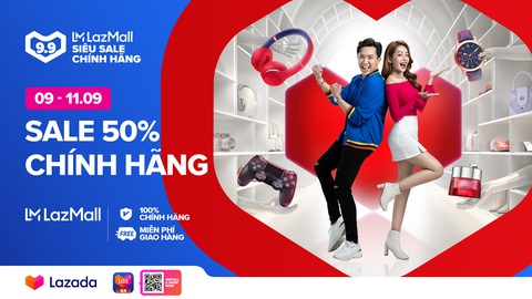 Lượng đơn hàng tăng gấp 13 lần trong lễ hội 9.9 trên Lazada - Ảnh 1. Lượng đơn hàng tăng gấp 13 lần trong lễ hội 9.9 trên Lazada - Ảnh 1.