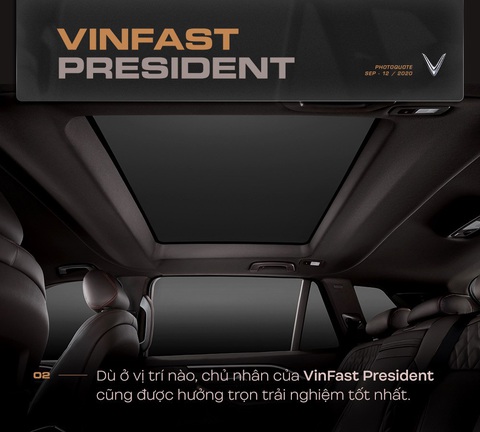 VinFast nâng tầm đẳng cấp với President - Ảnh 3. VinFast nâng tầm đẳng cấp với President - Ảnh 3.