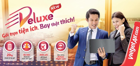 Vietjet ra mắt hệ thống giá vé mới với SkyBoss nâng cấp và Deluxe mới - Ảnh 4. Vietjet ra mắt hệ thống giá vé mới với SkyBoss nâng cấp và Deluxe mới - Ảnh 4.