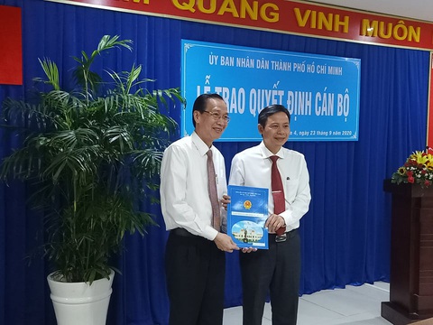 Phó bí thư Công ty Đầu tư tài chính nhà nước giữ chức chủ tịch UBND quận 4 - Ảnh 1. Phó bí thư Công ty Đầu tư tài chính nhà nước giữ chức chủ tịch UBND quận 4 - Ảnh 1.