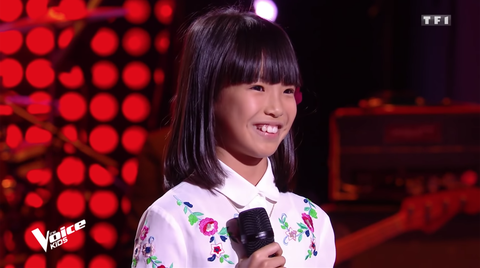 Cô bé gốc Việt hát Bonjour Vietnam thi The Voice Kids Pháp - Ảnh 2. Cô bé gốc Việt hát Bonjour Vietnam thi The Voice Kids Pháp - Ảnh 2.