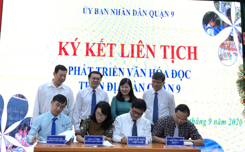 Quận 9 sẽ khảo sát tỉ lệ đọc sách của học sinh đầu và cuối năm học - Ảnh 1. Quận 9 sẽ khảo sát tỉ lệ đọc sách của học sinh đầu và cuối năm học - Ảnh 1.