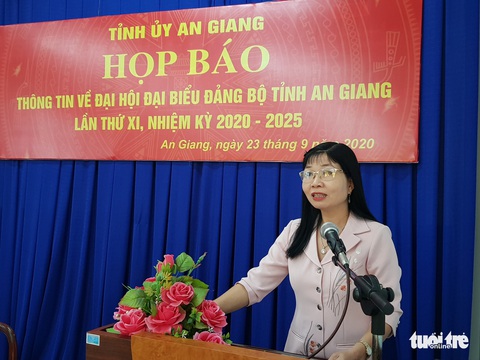 5 đại biểu làm đơn xin rút không dự đại hội Đảng tỉnh An Giang - Ảnh 1. 5 đại biểu làm đơn xin rút không dự đại hội Đảng tỉnh An Giang - Ảnh 1.