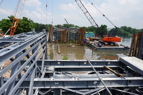 Cầu sắt An Phú Đông không kịp thông xe trong tháng 9-2020 - Ảnh 5. Cầu sắt An Phú Đông không kịp thông xe trong tháng 9-2020 - Ảnh 5.