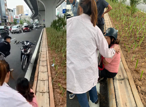 Tạm giữ nam thanh niên cầm gậy 3 khúc đập xe máy sau va chạm với bà bầu - Ảnh 1. Tạm giữ nam thanh niên cầm gậy 3 khúc đập xe máy sau va chạm với bà bầu - Ảnh 1.
