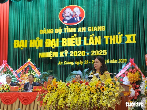 Ông Võ Văn Thưởng dự Đại hội đại biểu Đảng bộ tỉnh An Giang - Ảnh 2. Ông Võ Văn Thưởng dự Đại hội đại biểu Đảng bộ tỉnh An Giang - Ảnh 2.
