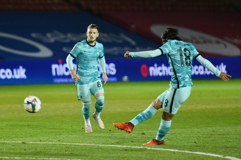 Vùi dập đối phương với 7 bàn thắng, Liverpool đi tiếp ở Cúp Liên đoàn Anh - Ảnh 2. Vùi dập đối phương với 7 bàn thắng, Liverpool đi tiếp ở Cúp Liên đoàn Anh - Ảnh 2.