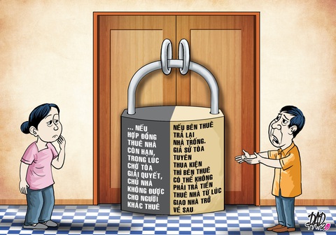 Gặp phiền toái khi cho thuê nhà do hợp đồng cho thuê không chặt chẽ - Ảnh 1. Gặp phiền toái khi cho thuê nhà do hợp đồng cho thuê không chặt chẽ - Ảnh 1.