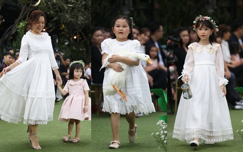 Thành Lộc cùng Minh Tuyết - Cẩm Ly diễn thời trang với hàng trăm thiếu nhi - Ảnh 10. Thành Lộc cùng Minh Tuyết - Cẩm Ly diễn thời trang với hàng trăm thiếu nhi - Ảnh 10.