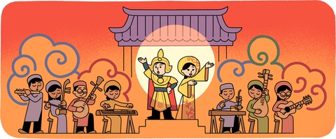 Google tôn vinh nghệ thuật cải lương nhân ngày Sân khấu Việt Nam - Ảnh 1. Google tôn vinh nghệ thuật cải lương nhân ngày Sân khấu Việt Nam - Ảnh 1.
