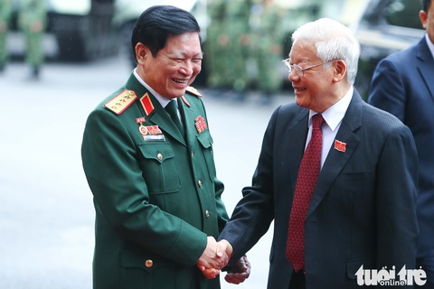 Những hình ảnh khó quên tại Đại hội Đại biểu Đảng bộ Quân đội - Ảnh 2. Những hình ảnh khó quên tại Đại hội Đại biểu Đảng bộ Quân đội - Ảnh 2.