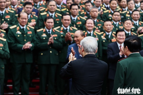 Những hình ảnh khó quên tại Đại hội Đại biểu Đảng bộ Quân đội - Ảnh 5. Những hình ảnh khó quên tại Đại hội Đại biểu Đảng bộ Quân đội - Ảnh 5.