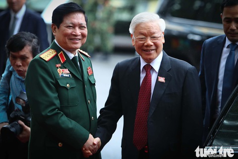 Tổng bí thư, Chủ tịch nước Nguyễn Phú Trọng dự Đại hội đại biểu Đảng bộ Quân đội - Ảnh 1. Tổng bí thư, Chủ tịch nước Nguyễn Phú Trọng dự Đại hội đại biểu Đảng bộ Quân đội - Ảnh 1.