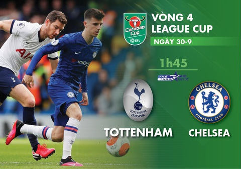 Lịch trực tiếp vòng 4 Carabao: Tottenham gặp Chelsea, Mourinho đối đầu Lampard - Ảnh 1. Lịch trực tiếp vòng 4 Carabao: Tottenham gặp Chelsea, Mourinho đối đầu Lampard - Ảnh 1.