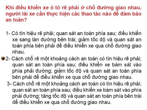 Câu hỏi sát hạch lý thuyết lái xe: sai nguyên tắc? - Ảnh 6.