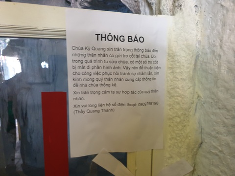 Tro cốt mất danh tính tại chùa Kỳ Quang 2 có xét nghiệm ADN được nữa không? - Ảnh 3. Tro cốt mất danh tính tại chùa Kỳ Quang 2 có xét nghiệm ADN được nữa không? - Ảnh 3.
