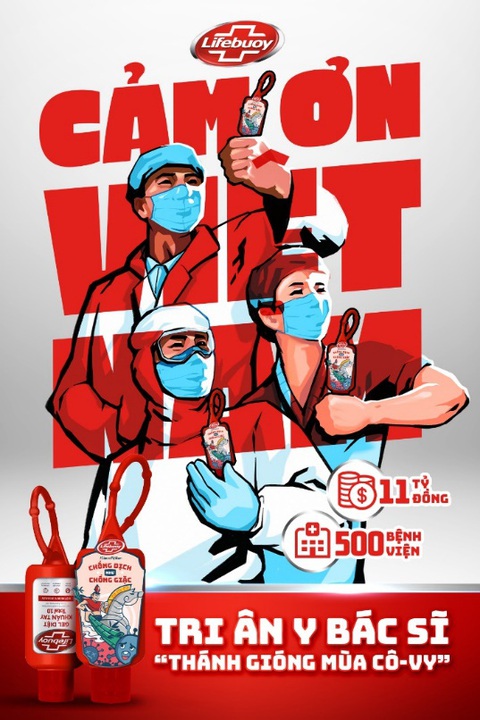 Lifebuoy tài trợ gói sản phẩm 11 tỷ nhằm tri ân y bác sĩ - Ảnh 4. Lifebuoy tài trợ gói sản phẩm 11 tỷ nhằm tri ân y bác sĩ - Ảnh 4.