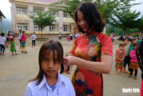 Khai giảng ở vùng tâm dịch bạch hầu - Ảnh 6. Khai giảng ở vùng tâm dịch bạch hầu - Ảnh 6.