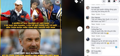Cổ động viên Việt Nam thương tiếc HLV Alfred Riedl: Người dân Việt yêu mến ông! - Ảnh 2. Cổ động viên Việt Nam thương tiếc HLV Alfred Riedl: Người dân Việt yêu mến ông! - Ảnh 2.