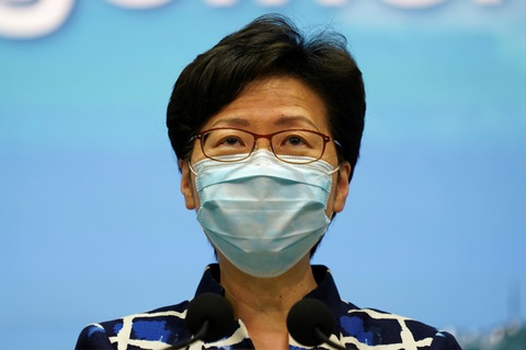 Bà Carrie Lam: Trung Quốc sẽ xử lý 12 người Hong Kong vượt biên đi Đài Loan - Ảnh 1. Bà Carrie Lam: Trung Quốc sẽ xử lý 12 người Hong Kong vượt biên đi Đài Loan - Ảnh 1.