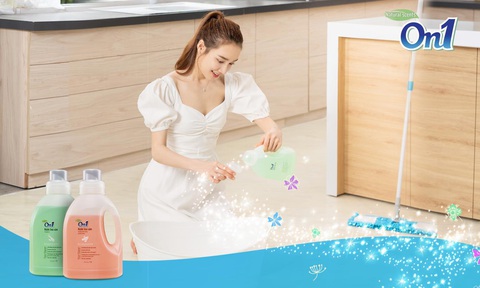 Nước lau sàn On1: Đưa mùi hương spa về nhà bạn - Ảnh 1. Nước lau sàn On1: Đưa mùi hương spa về nhà bạn - Ảnh 1.