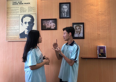 Học sinh Hải Phòng làm những phòng học danh nhân Nguyễn Văn Linh, Văn Cao... - Ảnh 3. Học sinh Hải Phòng làm những phòng học danh nhân Nguyễn Văn Linh, Văn Cao... - Ảnh 3.